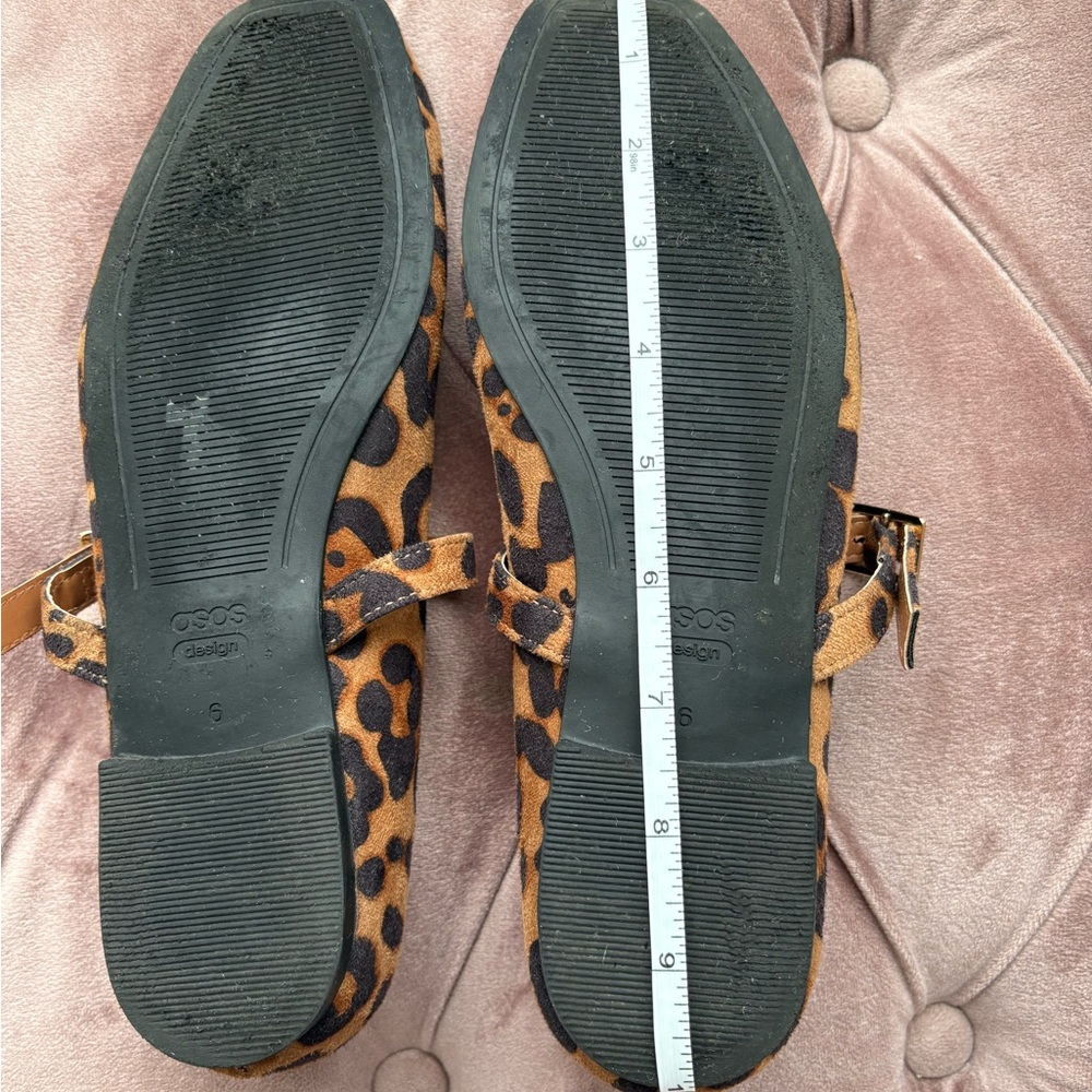 ASOS Leopard Print Mary Jane Ballet Flats - Picture 6 of 11